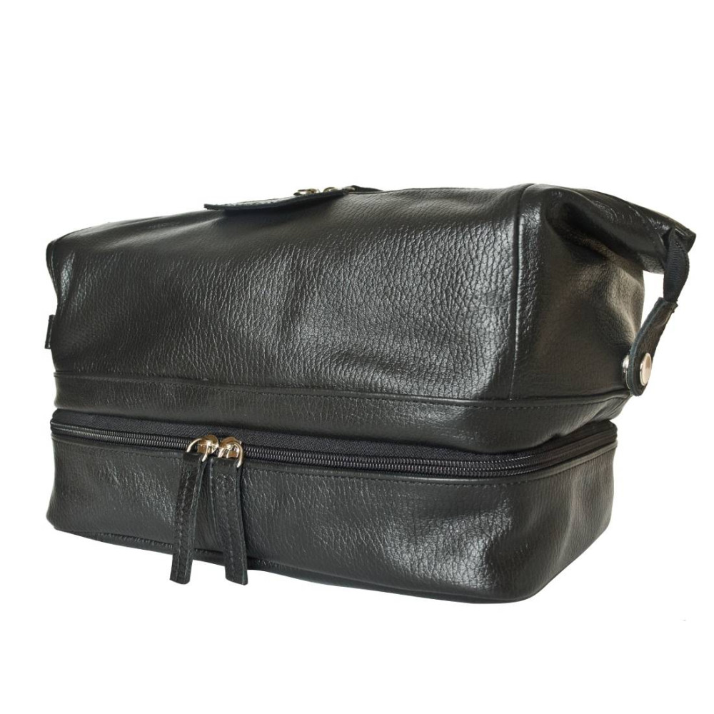 Кожаный несессер Fervento black (арт. 6003-01) Кожаный несессер Fervento black (арт. 6003-01)